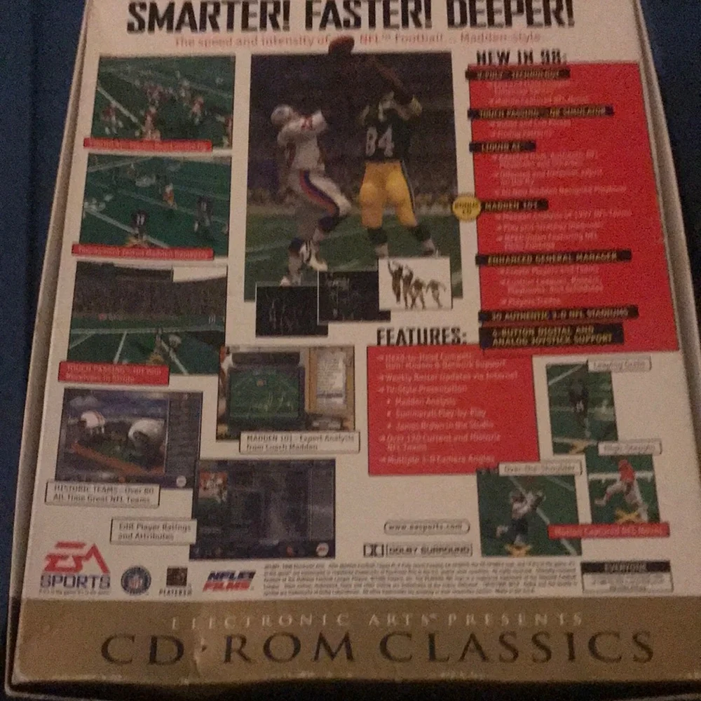 Madden 98 2 Disc CD-ROM Classics by EA Sports